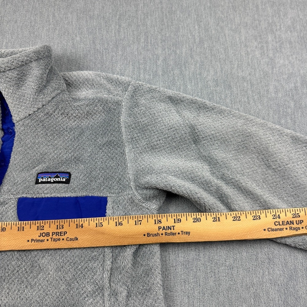 Patagonia Sweater Women Medium Gray Re-Tool Snap-T Fleece Polartec Thermal 25442 - Picture 5 of 12